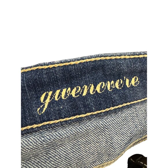 7 For All Mankind Gwenevere Skinny Jeans Womens Size 28 Distressed Medium Wash D - Picture 4 of 8